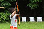 Cub Scouts having fun